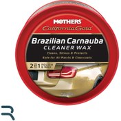 تصویر واکس کاسه ای کارناوبا مادرز برزیلین Mothers California Gold Brazilian Carnauba Cleaner Wax 