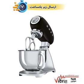 تصویر میکسر صنعتی کیک پزی اورجینال ایتالیایی مدلSmeg, 50’S Retro Style Stand Mixer 