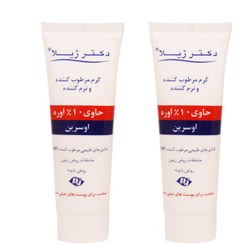 تصویر کرم مرطوب کننده دکتر ژیلا مدل اوره 10% وزن 75 گرم مجموعه 10 عددی مرطوب کننده و آبرسان دکتر ژیلا