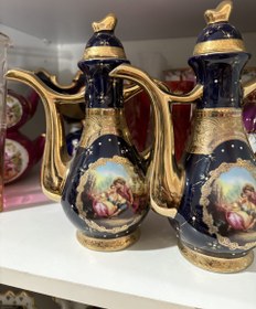 تصویر گلاب پاش چینی سرمه ای 