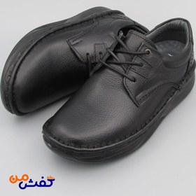 تصویر کفش چرم طبیعی مردانه و طبی مدل اکتیو بندی دیتون کد 17939 ا dayton men's leather shoes, Active model dayton men's leather shoes, Active model