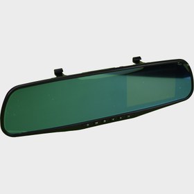 تصویر دوربین ثبت وقایع مدل آینه وسط DVR دش‌کم مانیتور کنار | Dashcam mid mirror model DVR 