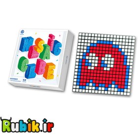 تصویر ساخت چهره با روبیک گنز پک 36 عددی 