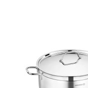 تصویر قابلمه سایز 20 استیل کرکماز مدل آلفا KORKMAZ ALFA 20 × 11 cm Cookware