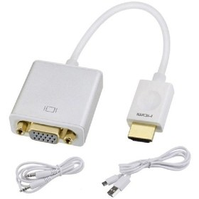 تصویر مبدل اچ دی به وی جی ای HDMI TO VGA Royal