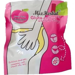 تصویر صابون لایه بردار و اسکراب بیکینی میکس هربال MIX HERBAL (75گرم) MIX HERBAL exfoliating soap and bikini scrub (75 grams)