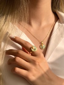 تصویر ست مینا کاری رزا 