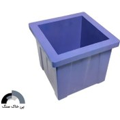 تصویر قالب مکعبی نمونه بتن 15*15*15 یک تکه طرح ترک 