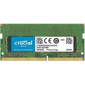 تصویر رم لپ تاپ DDR4 دو کاناله 3200 مگاهرتز CL22 کروشیال مدل CT32 ظرفیت 32 گیگابایت 