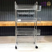 تصویر ترولی ۴ طبقه چرخدار لیمون کد ۲۳۷۴ 