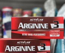 تصویر قرص آرژنین اکتیو لب ۱۲۰ عددی ۱۰۰۰ میلی گرمی L-ARGININE ACTIVE LAB