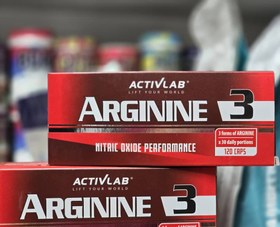 تصویر قرص آرژنین اکتیو لب ۱۲۰ عددی ۱۰۰۰ میلی گرمی L-ARGININE ACTIVE LAB