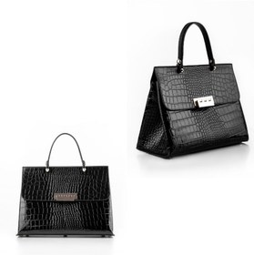 تصویر کیف زنانه چرم طبیعی استایل سانا 