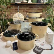 تصویر سرویس قابلمه راکلند مدل تمیس ۱۸ پارچه چدن 