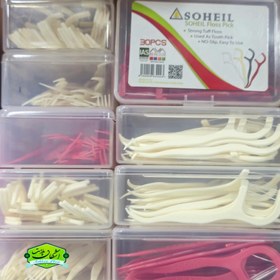 تصویر نخ دندان کمانی 30 عددی 