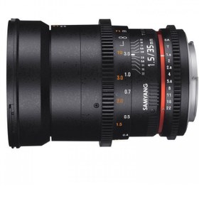 تصویر Samyang 35mm T1.5 VDSLRII Cine Lens for Sony E-Mount Samyang 35mm T1.5 VDSLRII Cine Lens for Sony E-Mount