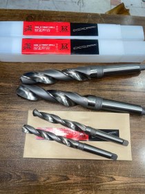تصویر مته ته کونیک تی ان HSS-E سایز 10 تا 17 - 14.25mm TEPER SHANK DRILL HSS-E M2 DIN345