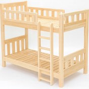 تصویر تخت چوبی دوطبقه ریکا 