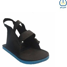 تصویر کفش زیر گچ سایز ایکس لارج Shoes under plaster foot size XL