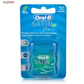 تصویر نخ دندان اورال ا Oral-B Satin Floss Oral-B Satin Floss