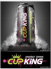 تصویر کاپ کینگ - نوشیدنی انرژی زا 250 میل 24 عددی king cup energi drinks 250 mil