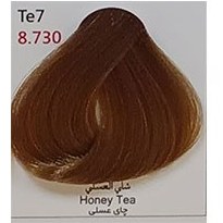 تصویر رنگ مو کد 730-8 (Te7) رنگ چای عسلی حجم 125 میل کالیون Kalyon hair color, code 730-8 (Te7) , volume 125 ml, honey tea color