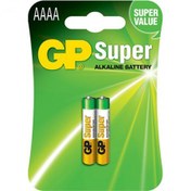 تصویر باتری سایز AAAA جی پی مدل Super Alkaline برای قلم Surface- بسته 2 عددی 