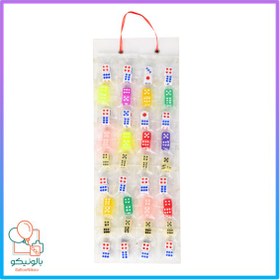 تصویر تاس ورقی ۳۶ جفتی 