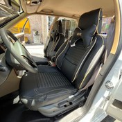 تصویر روکش صندلی پژو پارس جدید چرم 
