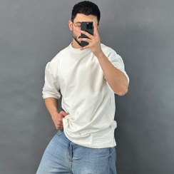 تصویر تیشرت دورس بیسیک سفید شیری 