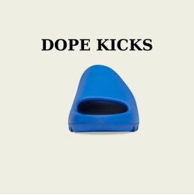 تصویر کفش مردانه زنانه یونیسکس Yezy Slide Azure Dopekicks آدیداس adidas 