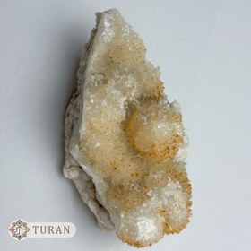 تصویر سنگ کلاستر کلسیت هماتوئیدی 360 گرم 