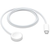 تصویر کابل شارژ مگنتی اورجینال اپل واچ با پورت USB-C 