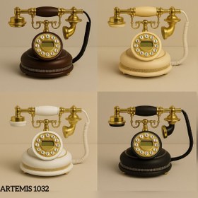 تصویر تلفن رومیزی آرتمیس مدل۱۰۳۲ دیجیتال - مشکی 