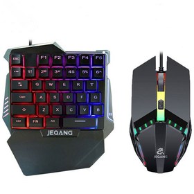 تصویر کیبورد و ماوس گیمینگ جکنگ مدل JK913 مناسب موبایل 