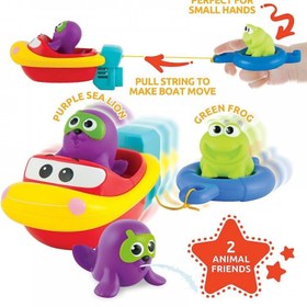 تصویر اسباب بازی حمام کودک طرح قایق کششی Winfun - WFN007116 