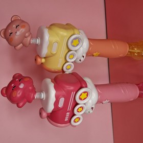 تصویر حباب ساز بلند طرح خرس 