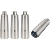 تصویر تبدیل فیش XLR نری به RCA مادگی 