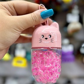 تصویر چهل گیس شفاف صورتی 