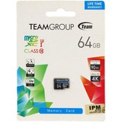 تصویر کارت حافظه میکرو یو اس دی تیم گروپ ظرفیت 64GB مدل TEAM GROUP ELITE 