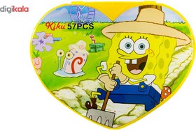 تصویر ست نقاشی 57 تکه کیکو مدل باب اسفنجی کد 16 ا Kiku Sponge Bob 16 Drawing Set of 57 Kiku Sponge Bob 16 Drawing Set of 57