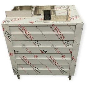 تصویر فر چیپس ساندویچی سرخکن دو لگن 