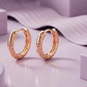 تصویر گوشواره حلقه ای کوچک ژوپینگ کد 88 