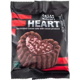 تصویر کیک قلبی کاکائویی نظری – 65 گرم 