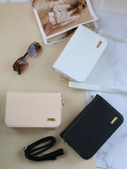 تصویر کیف پاسپورتی چرم طرح شرانک با طراحی جادار و مقاوم بیژه 