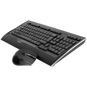 تصویر کیبورد و ماوس ای فور تک بی سیم 9300F Wireless 9300F keyboard and mouse set