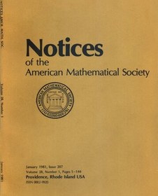 خرید و قیمت دانلود کتاب Notices of the American Mathematical Society