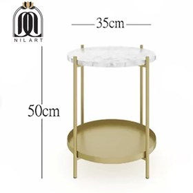 تصویر میز عسلی بهنود سنگی 