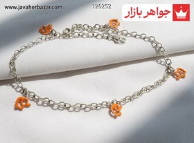 تصویر پابند نقره طرح فیل کد 126252 