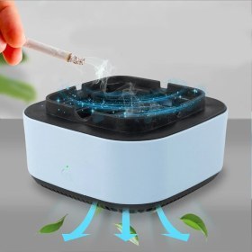 تصویر زیر سیگاری فن‌دار Air Purifier Ashtray 